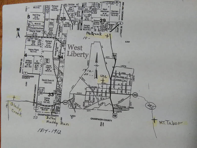 West Liberty Church Map